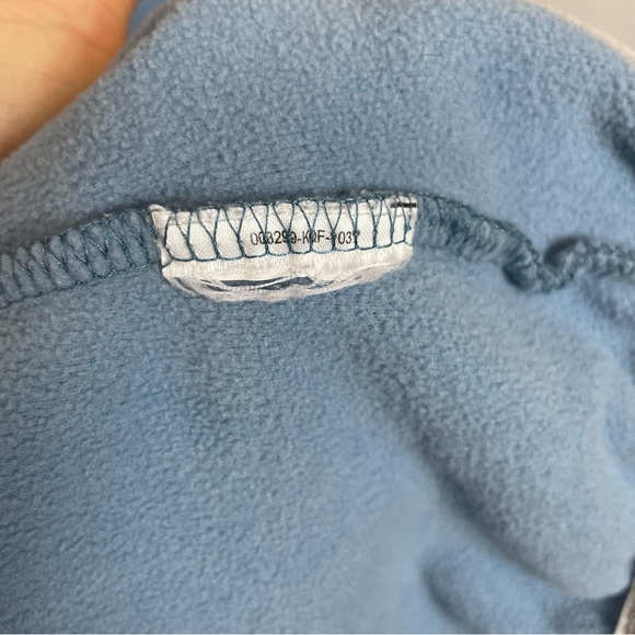 Columbia Sportswear Fleece Pullover Snaps Mountain Side Purple Blue Women Sz XL - Picture 9 of 10